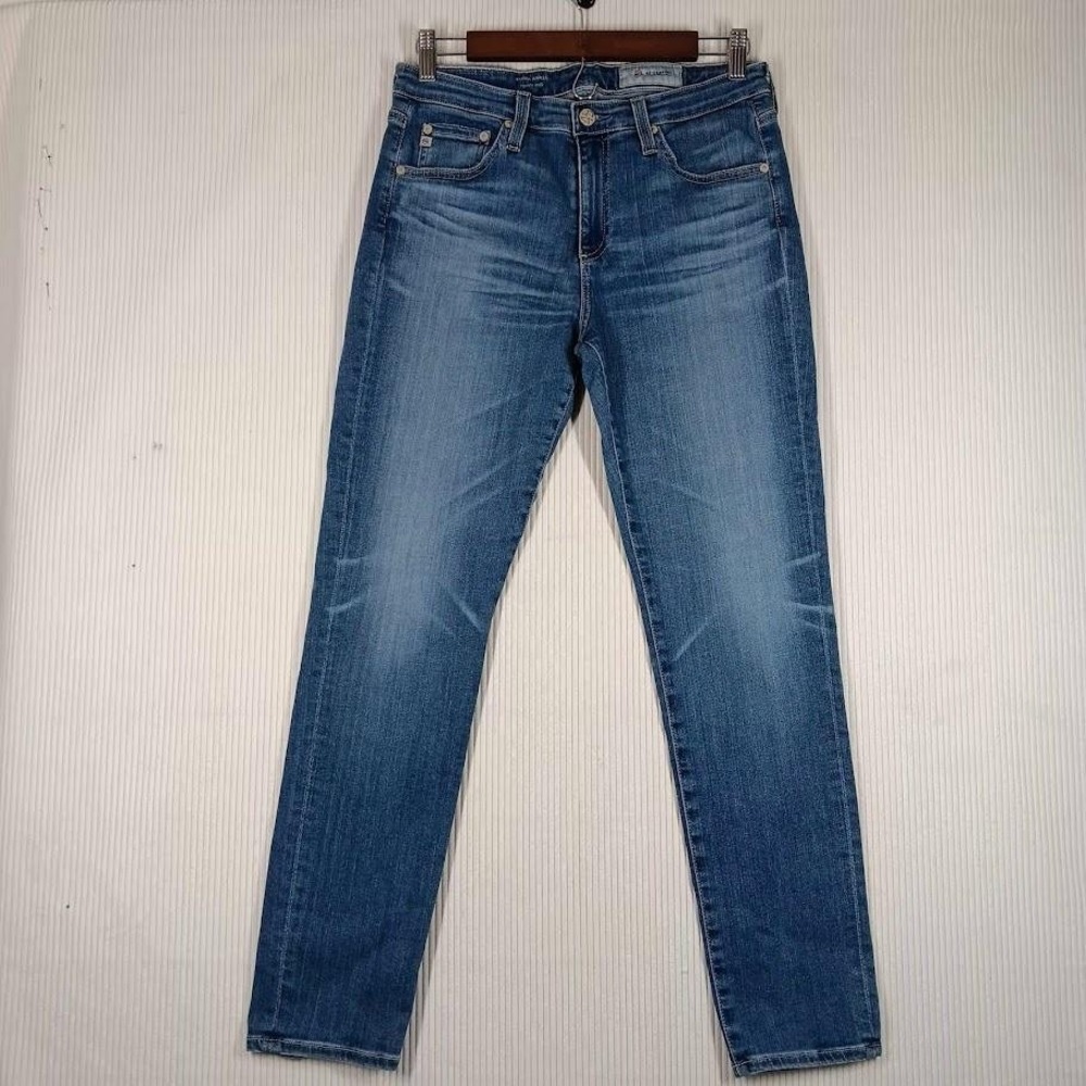 AG Adriano Goldschmied Jeans Womens 29R Blue Prima Ankle Skinny Stretch Denim